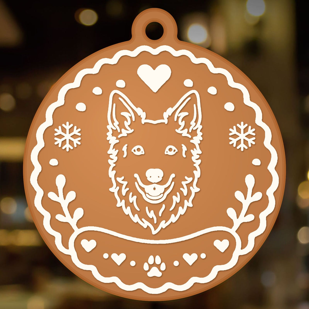 Karácsonyfadísz – Mudi, név nélkül
